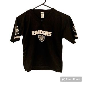 NFL Franklin Oakland Las Vegas Raiders Youth T-Shirt Size Medium